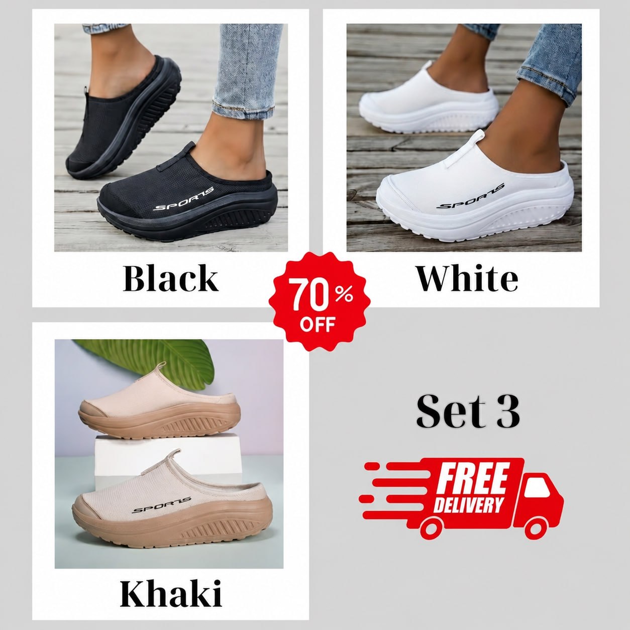 đ„Best Seller-Last Day Sale 60% OFFđ„Summer Thick Soled Women'S Hooded Slippers, Anti-slip and Wear-Resistant