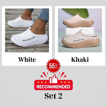 🔥Best Seller-Last Day Sale 60% OFF🔥Summer Thick Soled Women'S Hooded Slippers, Anti-slip and Wear-Resistant